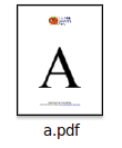 Printable Flash Cards Capital Letter A